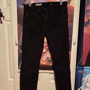 Ag Adriano Goldschmied Men's slim black pants 29x32